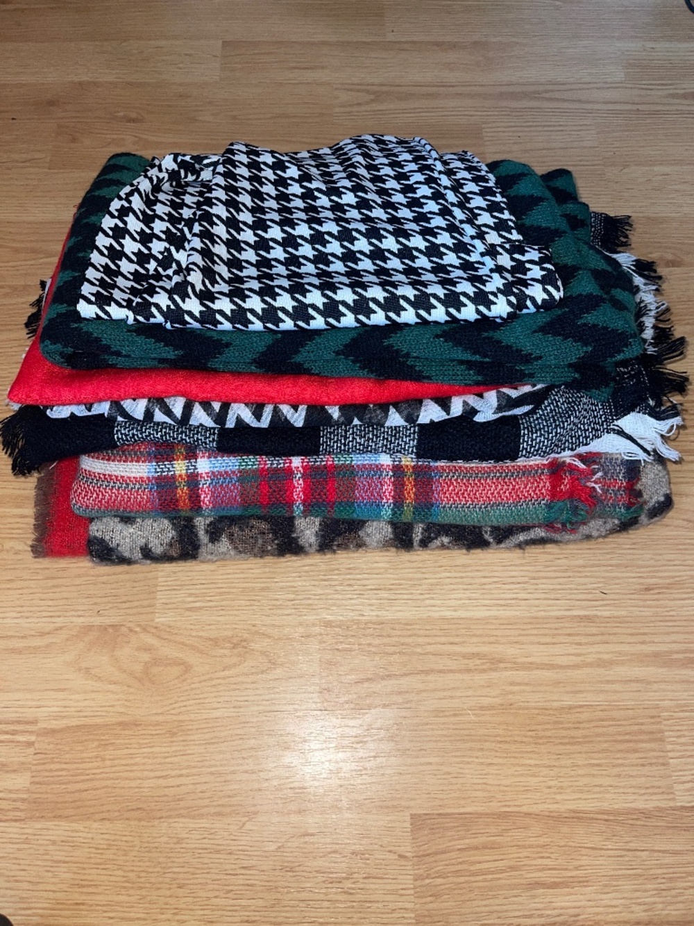 Warm & Cozy Scarf / Wrap Bundle of Seven